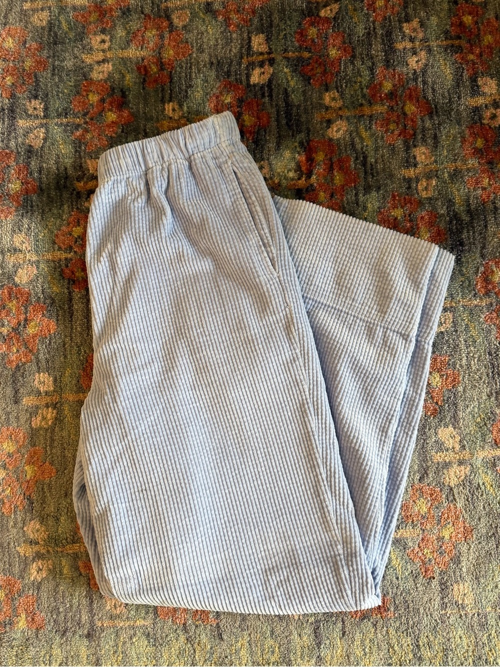 American Vintage Blue Corduroy Pants